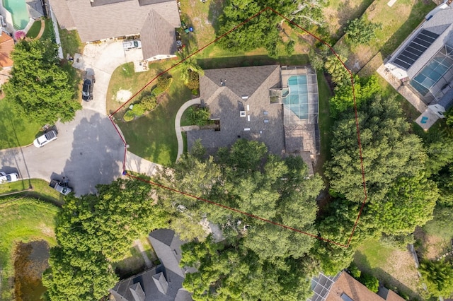 1947 Broadleaf Ct, Windermere, FL 34786 - aerial view of property's location with property parcel outlined