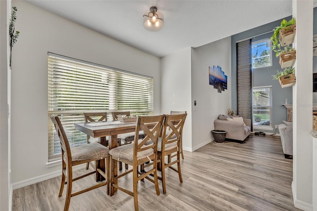 9455 Belmont Ter, Oviedo, FL 32765 - dining room with light wood finished floors and baseboards