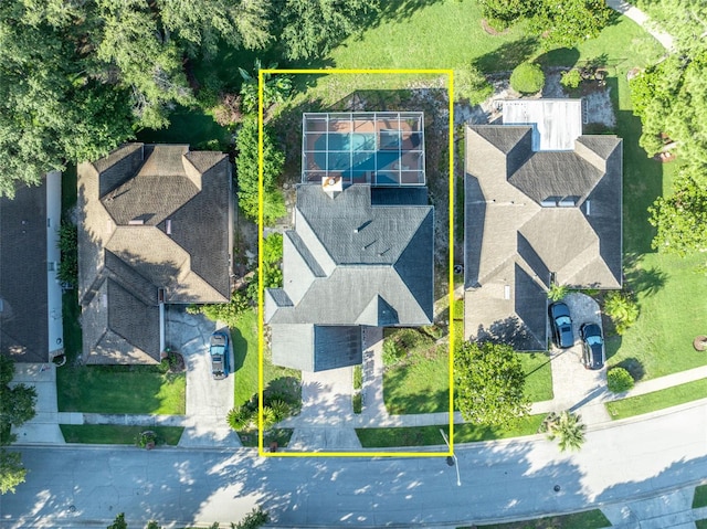 9455 Belmont Ter, Oviedo, FL 32765 - aerial view of property's location featuring property boundaries highlighted