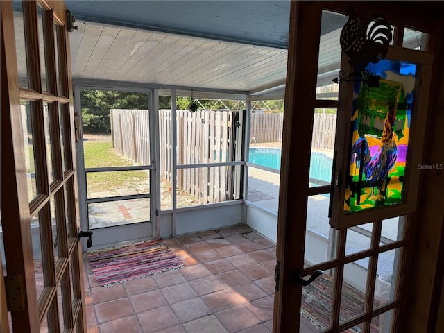 11314 Huggins St, Leesburg, FL 34788 - view of unfurnished sunroom