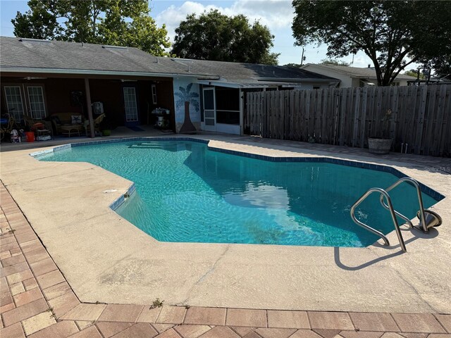 11314 Huggins St, Leesburg, FL 34788 - view of pool featuring a patio area