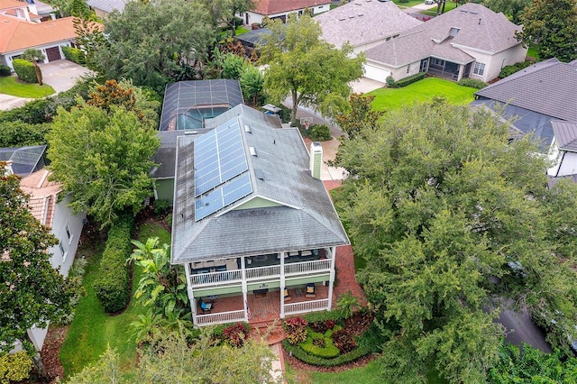 8335 Lake Burden Cir, Windermere, FL 34786 - aerial perspective of suburban area