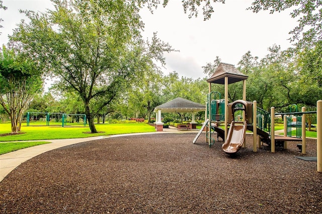 8335 Lake Burden Cir, Windermere, FL 34786 - community play area with a lawn and a gazebo