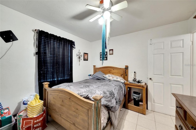 2826 NE 7th St, Ocala, FL 34470 - bedroom featuring light tile patterned flooring and ceiling fan