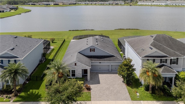4632 Egg Harbor Dr, Kissimmee, FL 34746 - aerial perspective of suburban area with a nearby body of water