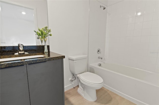 3301 Tranquil Trl, Kissimmee, FL 34747 - full bath with vanity, wood finished floors, and bathtub / shower combination