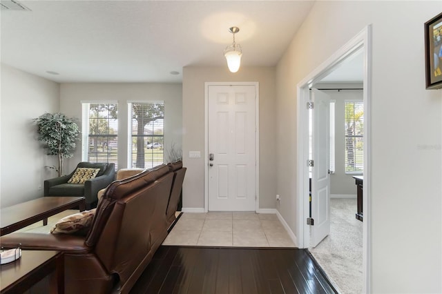 5217 Creekside Park Ave, Orlando, FL 32811 - foyer entrance with plenty of natural light, baseboards, and light wood-style floors