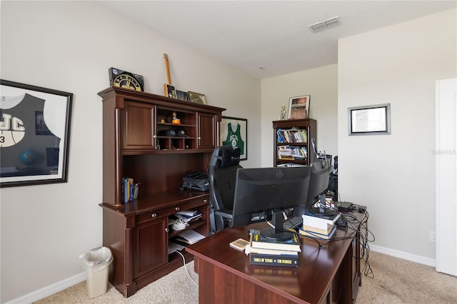 5217 Creekside Park Ave, Orlando, FL 32811 - office area with baseboards and light carpet