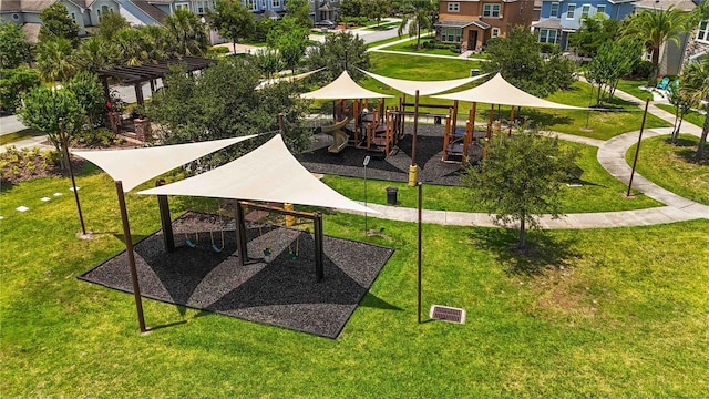 5217 Creekside Park Ave, Orlando, FL 32811 - view of home's community with a lawn and a residential view