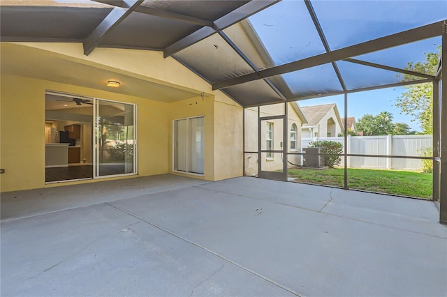 4305 Balmoral Ct, Wesley Chapel, FL 33543 - unfurnished sunroom featuring plenty of natural light