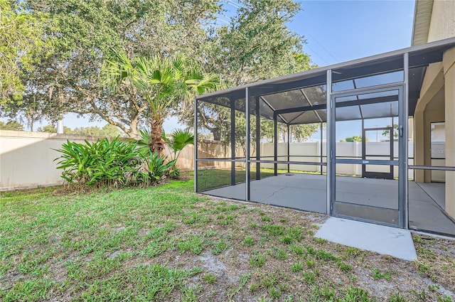 4305 Balmoral Ct, Wesley Chapel, FL 33543 - view of yard featuring a patio and a lanai