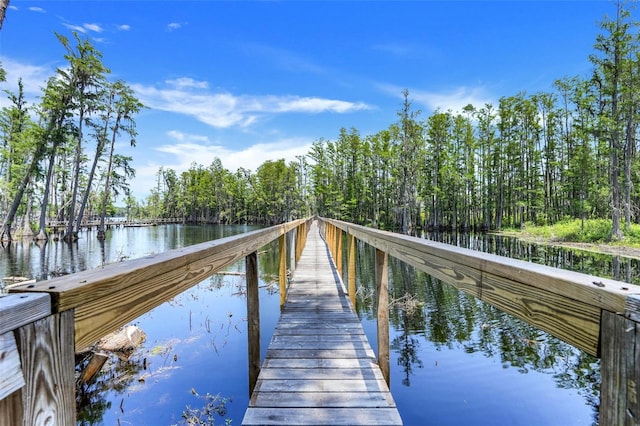 11602 Graces Way, Clermont, FL 34711 - dock area featuring a water view