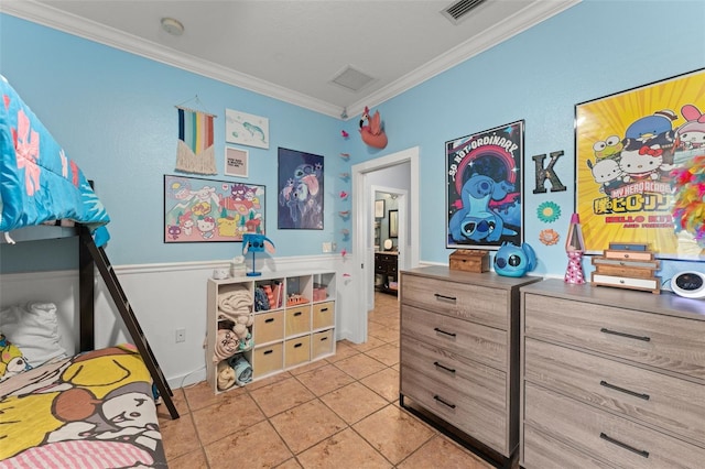 17523 Doris St, Montverde, FL 34756 - tiled bedroom with ornamental molding