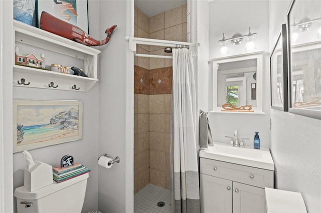 17523 Doris St, Montverde, FL 34756 - full bath featuring vanity, toilet, and a shower stall