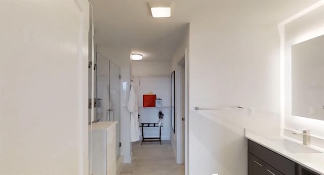 14501 Grove Resort Ave Unit 2440, Winter Garden, FL 34787 - bathroom with vanity and a shower stall