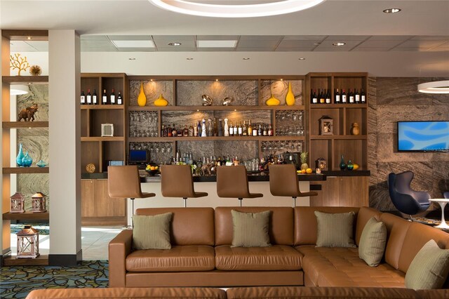 14501 Grove Resort Ave Unit 2440, Winter Garden, FL 34787 - bar area with built in shelves