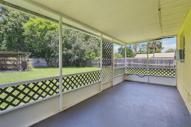 2704 Yule Tree Dr, Edgewater, FL 32141 - view of unfurnished sunroom