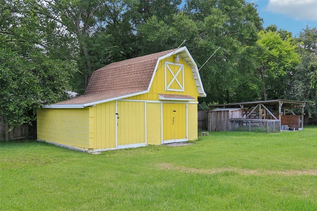 2704 Yule Tree Dr, Edgewater, FL 32141 - view of barn with view of wooded area