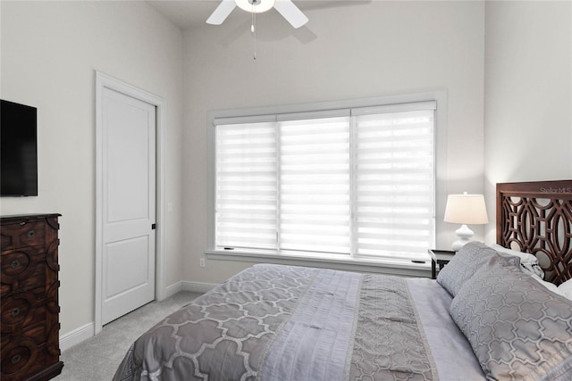 1112 Preserve Point Dr, Winter Park, FL 32789 - carpeted bedroom featuring baseboards and a ceiling fan