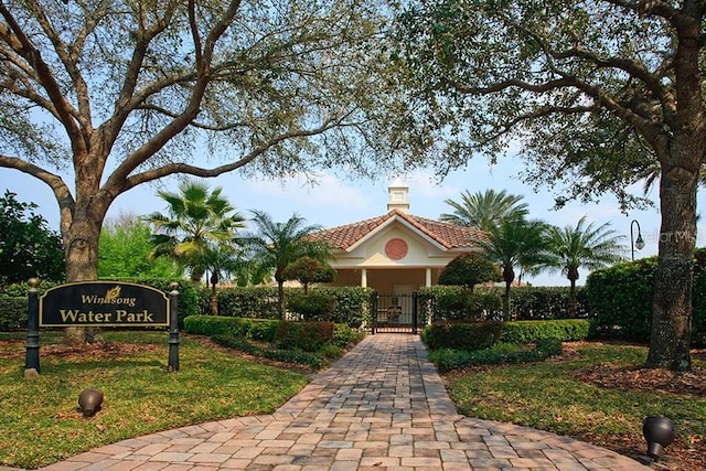 1112 Preserve Point Dr, Winter Park, FL 32789 - view of home's community with a gate