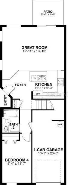 4244 Campsite Loop, Orlando, FL 32824 - home floor plan
