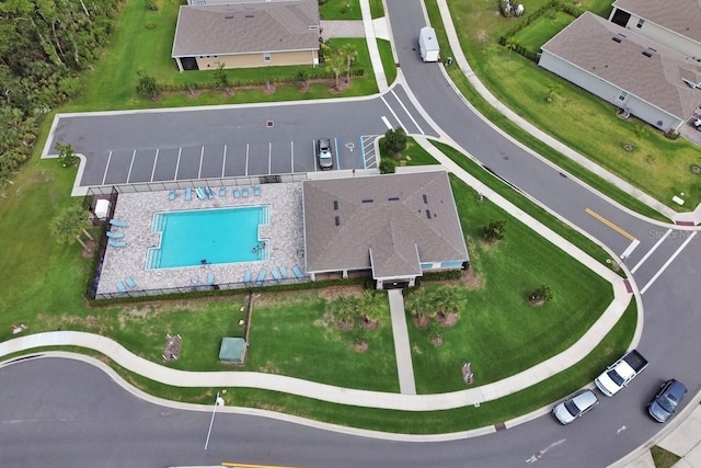 1580 Delphi Way, New Smyrna Beach, FL 32168 - bird's eye view of a pool area