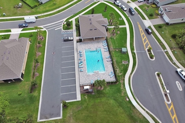 1580 Delphi Way, New Smyrna Beach, FL 32168 - drone / aerial view of a pool area
