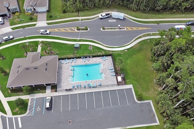 1580 Delphi Way, New Smyrna Beach, FL 32168 - aerial view of a pool area