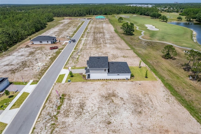 1262 Champions Dr, Daytona Beach, FL 32124 - aerial view of a large body of water, a golf course, and a heavily wooded area