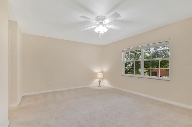 4952 Tangerine Ave Unit 4952, Winter Park, FL 32792 - empty room featuring carpet, baseboards, and a ceiling fan