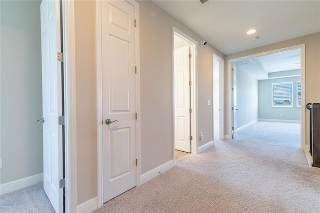 4861 Antrim Dr, Sarasota, FL 34240 - hallway with light colored carpet