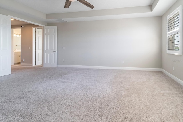 4861 Antrim Dr, Sarasota, FL 34240 - spare room with ceiling fan and light colored carpet