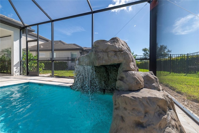 4861 Antrim Dr, Sarasota, FL 34240 - view of pool featuring a lanai