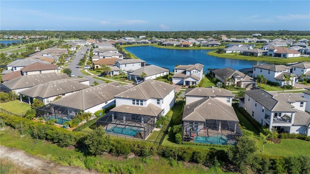 4861 Antrim Dr, Sarasota, FL 34240 - aerial view of residential area featuring a nearby body of water