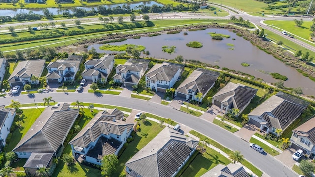 4861 Antrim Dr, Sarasota, FL 34240 - aerial perspective of suburban area featuring a large body of water