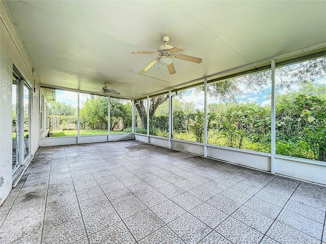 1131 Turtle Lake Ct, Ocoee, FL 34761 - unfurnished sunroom with ceiling fan