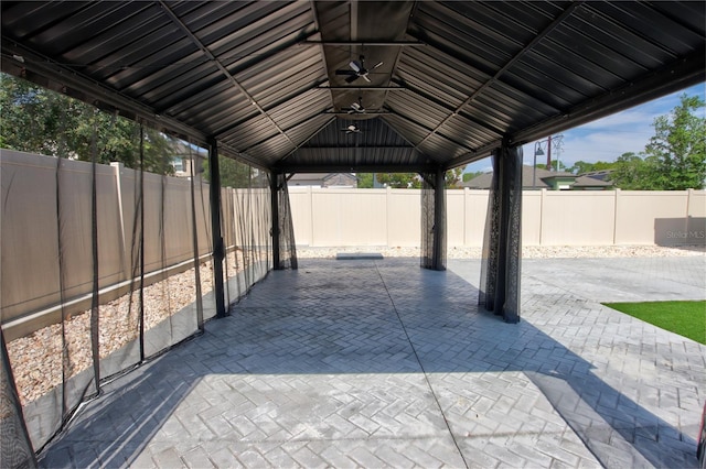 1727 Butterfly Way, Longwood, FL 32750 - fenced backyard with a patio area and a gazebo