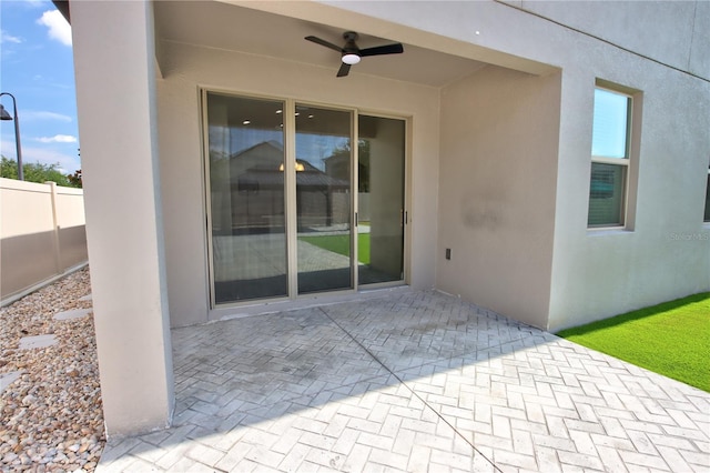 1727 Butterfly Way, Longwood, FL 32750 - view of patio / terrace featuring ceiling fan