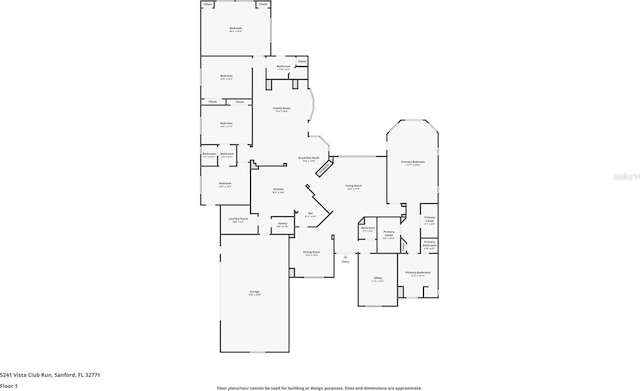 5241 Vista Club Run, Sanford, FL 32771 - room layout