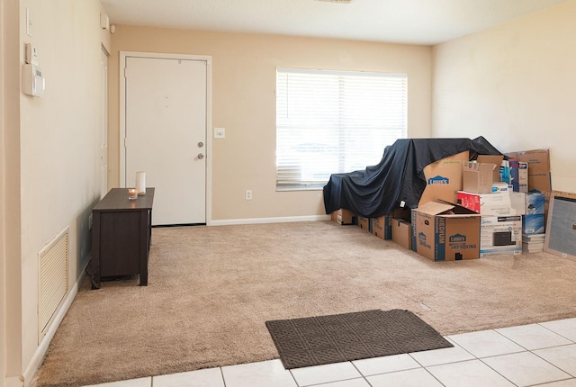 2822 Fulford St, Deltona, FL 32738 - rec room featuring carpet floors and tile patterned floors