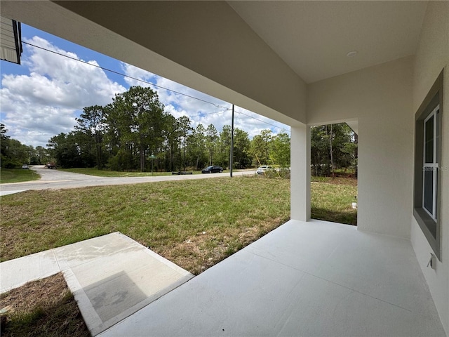 2523 W Andromedae Dr, Citrus Springs, FL 34433 - view of patio / terrace featuring view of scattered trees