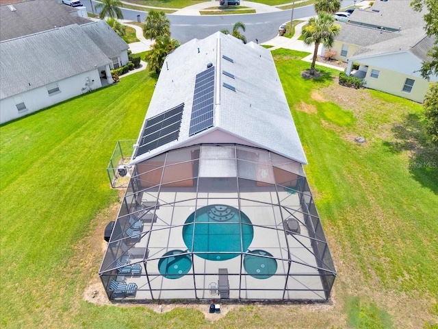 2627 Autumn Creek Cir, Kissimmee, FL 34747 - aerial view of property and surrounding area featuring a pool