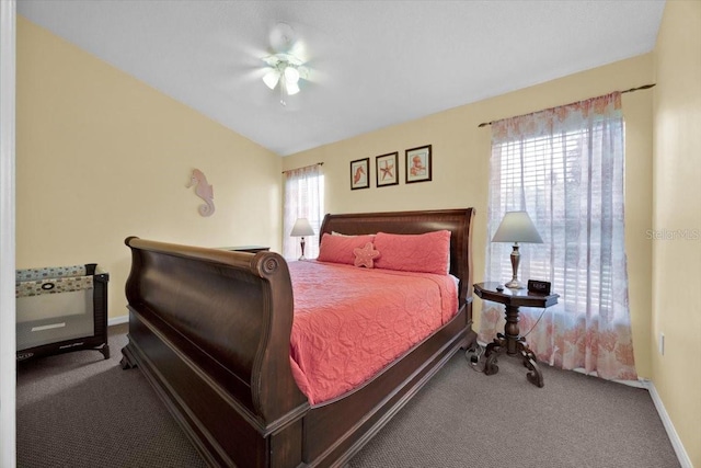 2627 Autumn Creek Cir, Kissimmee, FL 34747 - bedroom featuring carpet, baseboards, and ceiling fan