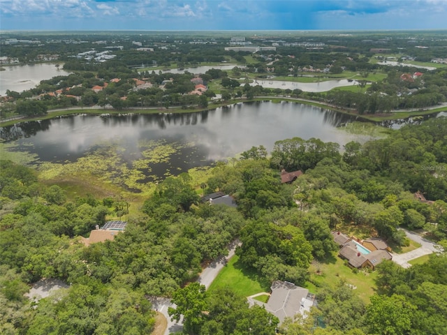 120 E Greentree Ln, Lake Mary, FL 32746 - aerial view of property and surrounding area with a large body of water
