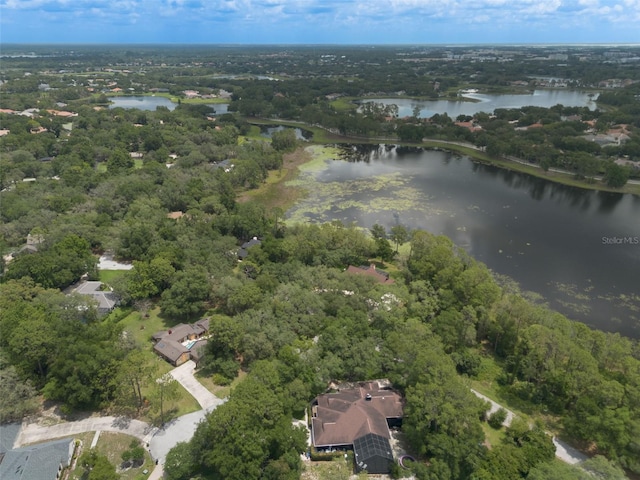 120 E Greentree Ln, Lake Mary, FL 32746 - aerial overview of property's location with a large body of water