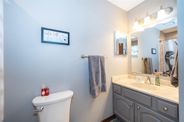 493 Princewood Dr, Deland, FL 32724 - bathroom with toilet and vanity