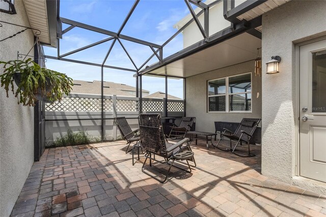 15096 Chapter Way, Winter Garden, FL 34787 - view of patio / terrace featuring a lanai