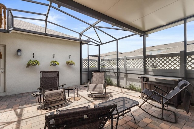 15096 Chapter Way, Winter Garden, FL 34787 - view of patio with glass enclosure