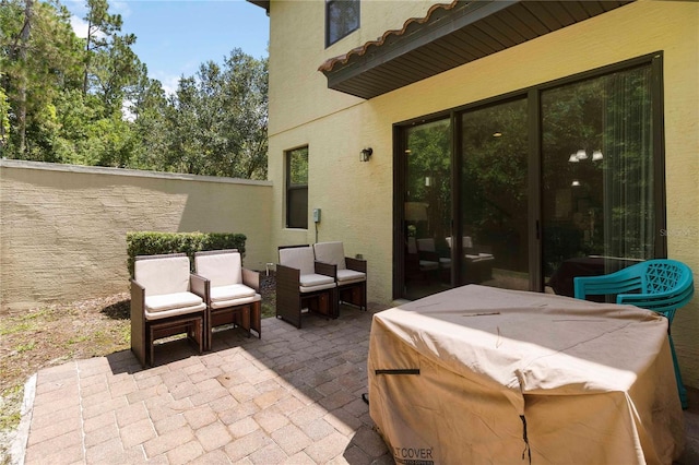 8219 Roseville Blvd, Davenport, FL 33896 - view of patio / terrace featuring an outdoor living space