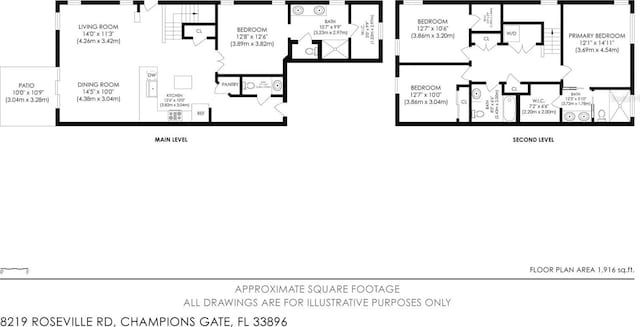 8219 Roseville Blvd, Davenport, FL 33896 - property floor plan